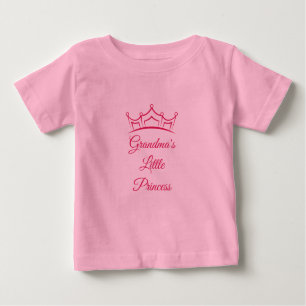 Ändern Sie Großmutter Name Oma's kleine Prinzessin Baby T-shirt