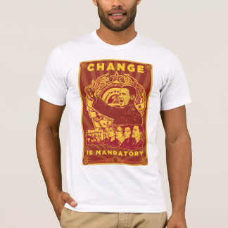 Ändern Sie ist obligatorisch! Kamerad Obama Spoof T-Shirt