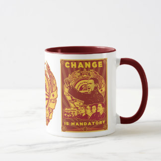 Ändern Sie ist obligatorisch! Kamerad Obama Spoof Tasse