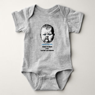 Ändern Sie mein Windeln, oder nicht. Es ist mir eg Baby Strampler
