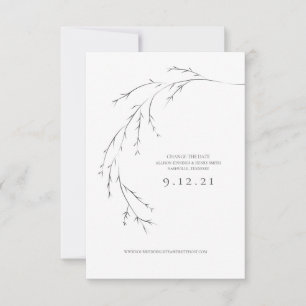Ändern Sie Save the Date die Date Wedding Card