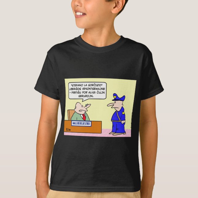 ändern Sie Verschlusswärteresperanto T-Shirt (Vorderseite)