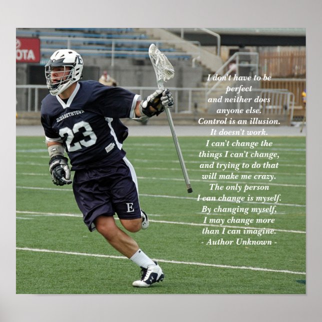 Ändern von Lacrosse Poster (Vorne)