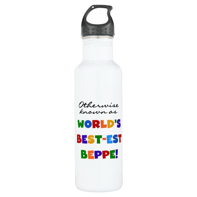 Andernfalls als beste Beppe bezeichnet Trinkflasche (Vorderseite)