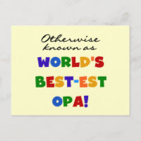 Andernfalls als beste Opa-T - Shirt und -Geschenke