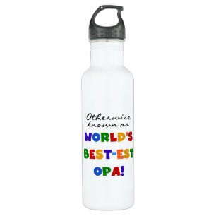 Andernfalls als beste Opa-T - Shirt und Trinkflasche