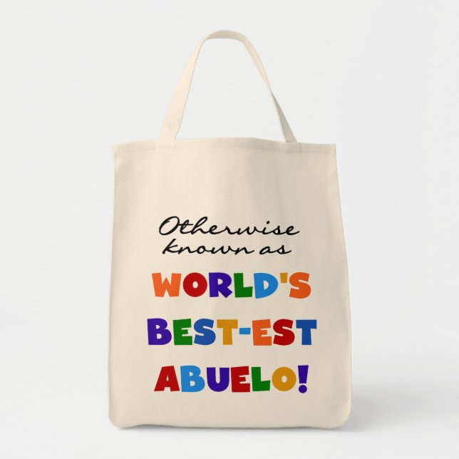 Andernfalls als bestes Abuelo bezeichnet Tragetasche (Vorne)