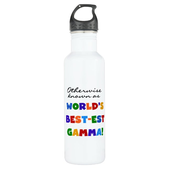 Andernfalls als bestes Gamma bezeichnet Edelstahlflasche (Vorderseite)