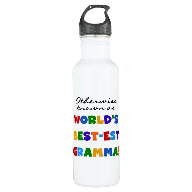 Andernfalls als bestes Gramma bezeichnet Trinkflasche (Vorderseite)