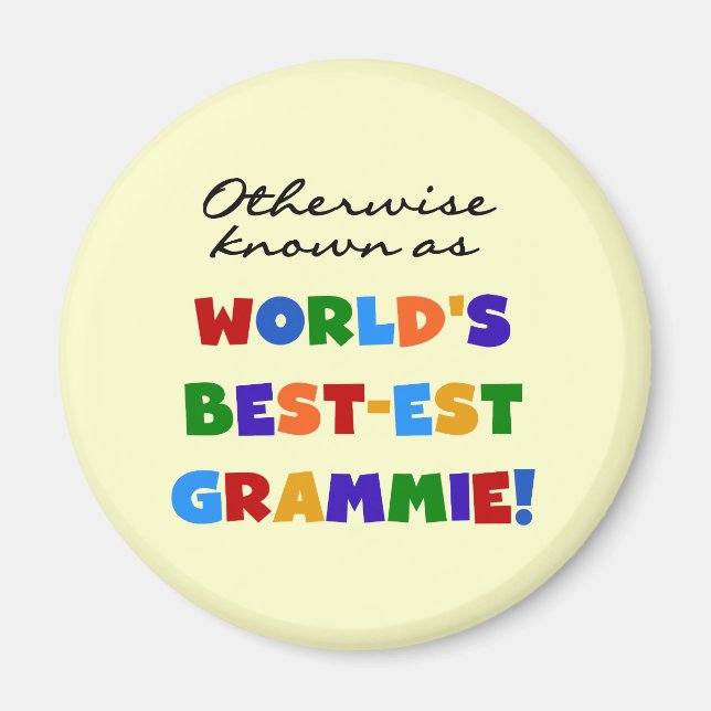 Andernfalls als die besten Grammie-Geschenke bezei Magnet (Vorne)