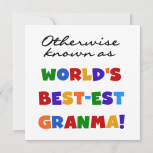 Andernfalls als die besten Granma-Geschenke bezeic