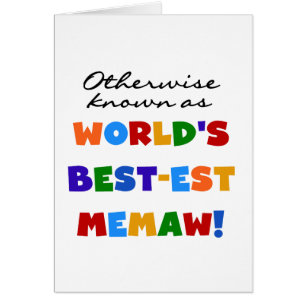 Andernfalls bekannt als Gut-est Memaw der Welt