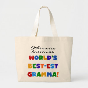 Andernfalls bekannt als T - Shirts Gut-est Gramma Jumbo Stoffbeutel