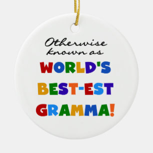 Andernfalls bekannt als T - Shirts Gut-est Gramma Keramikornament