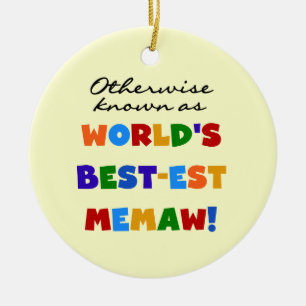 Andernfalls bekannt als T-Shirts Gut-est Memaw Keramikornament
