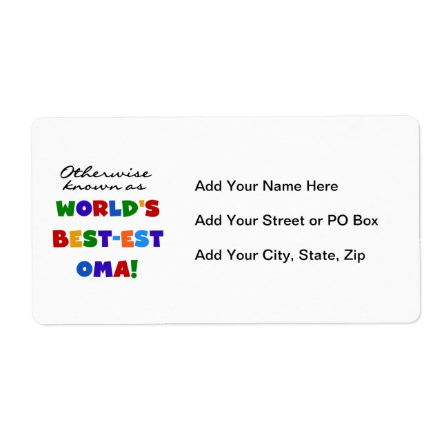 Andernfalls bekannt als T-Shirts und Geschenke (Vorne)