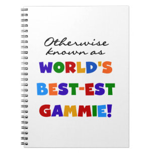 Andernfalls bekannte Geschenke für die beste Gammi Notizblock