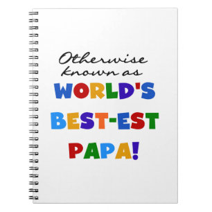 Andernfalls die bekanntesten Papa Tshirts und Gesc Notizblock