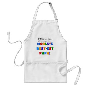 Andernfalls die bekanntesten Papa Tshirts und Gesc Schürze
