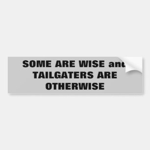 Andernfalls Tailgaters Autoaufkleber