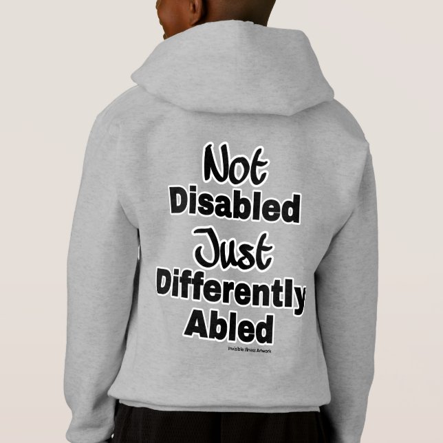 Anders abled hoodie (Rückseite)