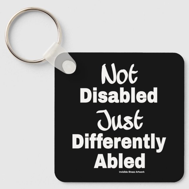 Anders abled schlüsselanhänger (Vorderseite)