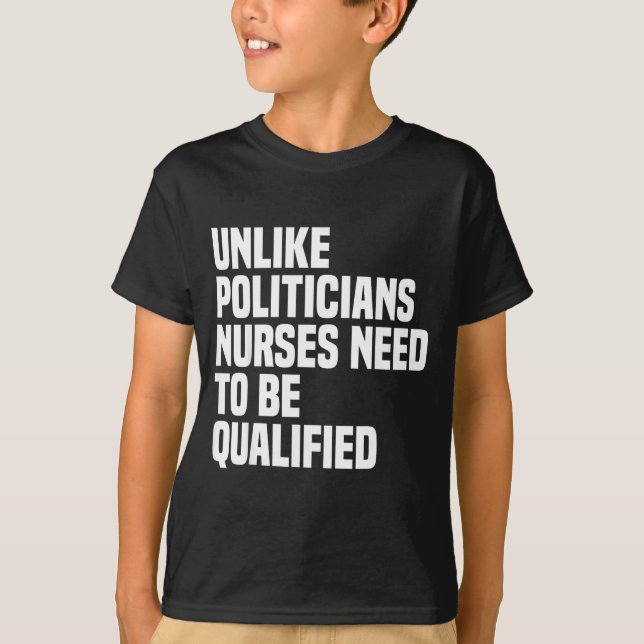 Anders als Liticians müssen Krankenschwestern qual T-Shirt (Vorderseite)