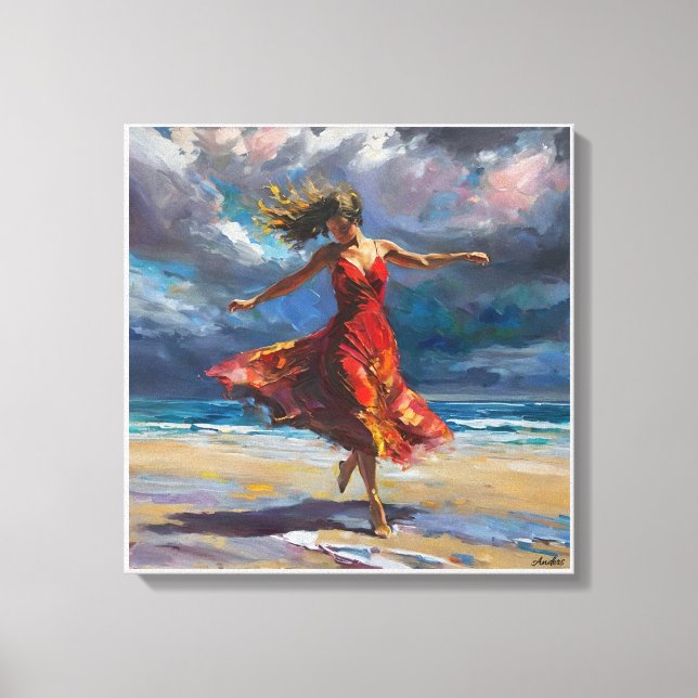 Anders Artistry* "Dancing in Storm" Leinwanddruck (Vorderseite)