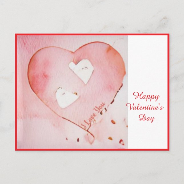 Anders Artistry - "Floating Hearts" Postkarte (Vorderseite)