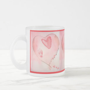 Anders Artistry* I LIEBE YOU* Two Tone Coffee Tass Mattglastasse