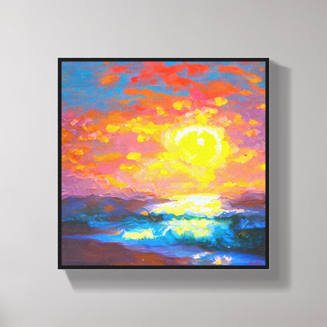 Anders Artists * Sun Rising* Leinwanddruck (Vorderseite)