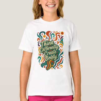 Anders denken. Mutig erschaffen. — Furchtlose Köpf T-Shirt