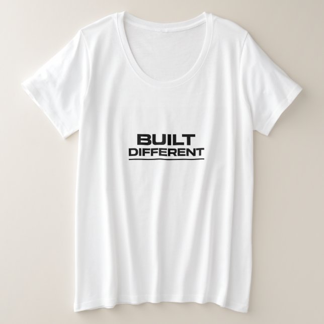 Anders gebaut 2. Ausgabe Große Größe T-Shirt (Design vorne)