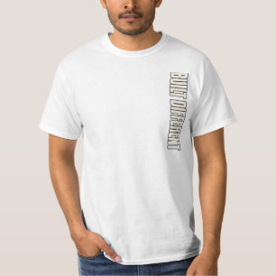Anders Gebaut Herren Streetwear Rücken Druck T-Shirt