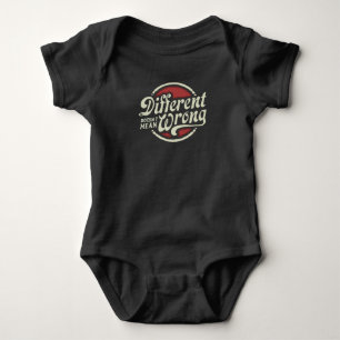 Anders ist nicht Gemein falsch Baby Strampler
