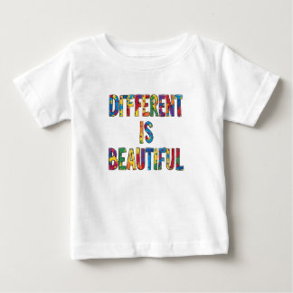 Anders ist schön - Aufmerksamkeit für Autismus Baby T-shirt
