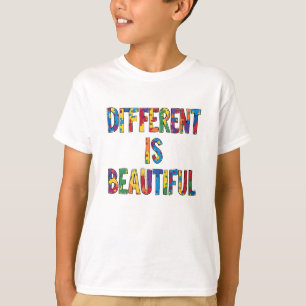 Anders ist schön - Aufmerksamkeit für Autismus T-Shirt