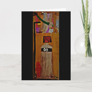 "Anders Naher Anruf" Get Well Card Karte