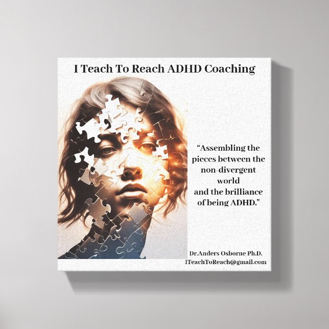 Anders Osborne Ph.D. ADHD-Poster Leinwanddruck (Vorderseite)
