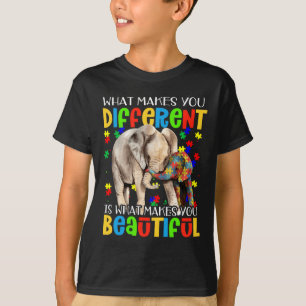 Anders Schönes Autismus-Bewusstseins-Puzzleteil T-Shirt