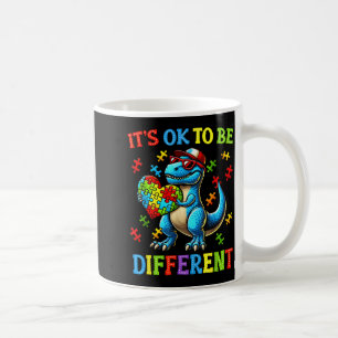 Anders Sein Dinosaurier Autismus-Bewusstsein Kinde Kaffeetasse