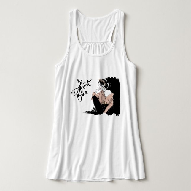 anders sein tank top (Design Vorderseite)