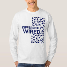 Anders Verdrahtet – Autismus-Bewusstseinsmonat Bla T-Shirt
