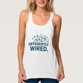 Anders Verkabelt – Autismus-Bewusstseinsmonat Blau Tank Top
