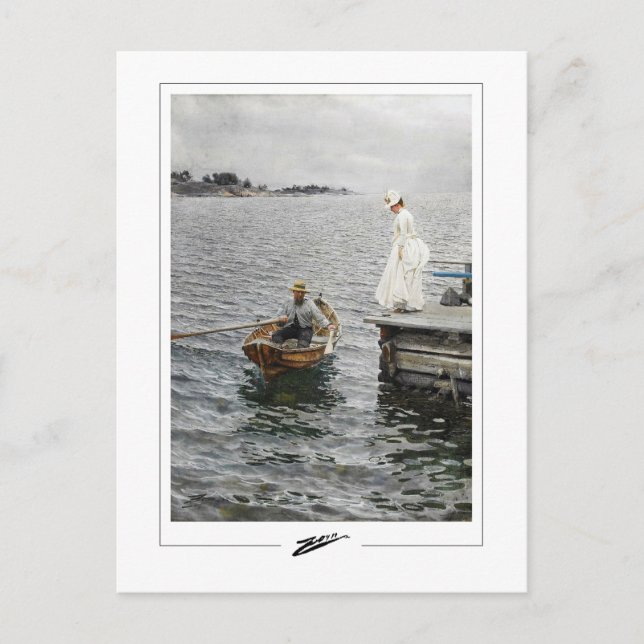 Anders Zorn #128 - Fine Art Postcard Postkarte (Vorderseite)