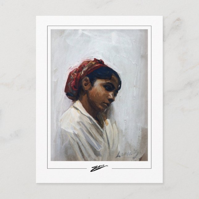 Anders Zorn #135 - Fine Art Postcard Postkarte (Vorderseite)