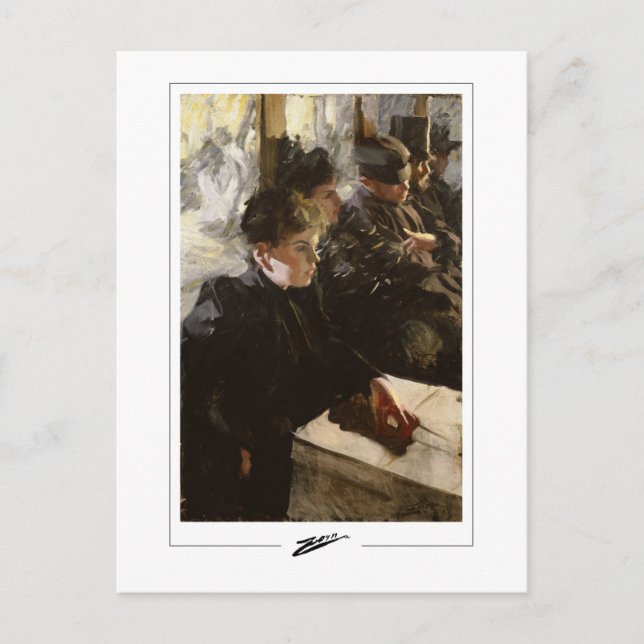 Anders Zorn #217 - Fine Art Postcard Postkarte (Vorderseite)