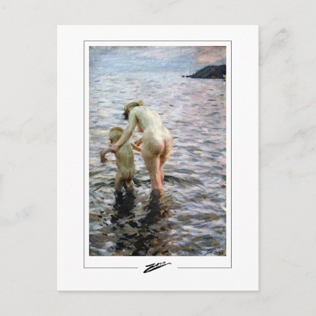 Anders Zorn #238 - Fine Art Postcard Postkarte (Vorderseite)