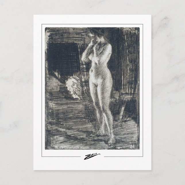 Anders Zorn #241 - Fine Art Postcard Postkarte (Vorderseite)