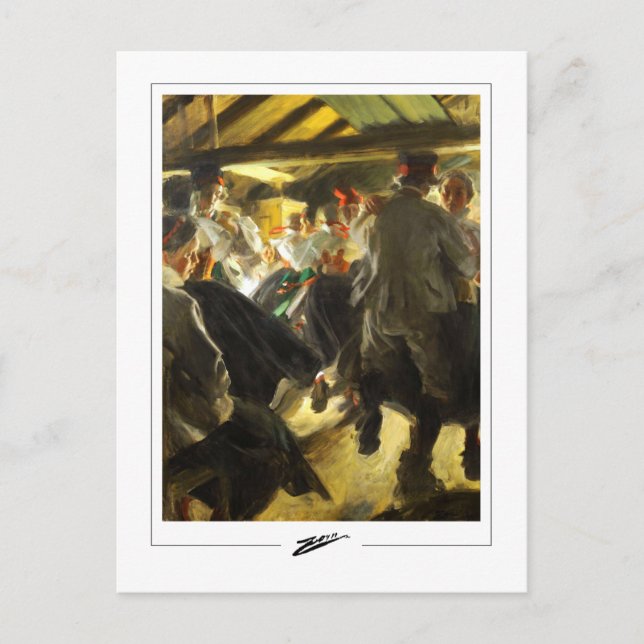Anders Zorn #269 - Fine Art Postcard Postkarte (Vorderseite)